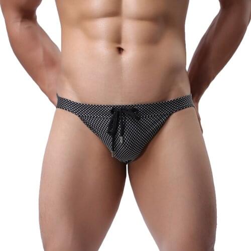 Brand New Sexy Underwear Men Briefs Male Thin Breathable Low-waist Bikini Briefs Nylon High Quality Fashion Male Panties