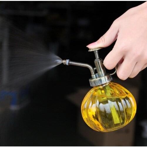 New Vintage Pumpkin Shape Plant Flower Sprinkler Water Spray Bottle Garden Tool