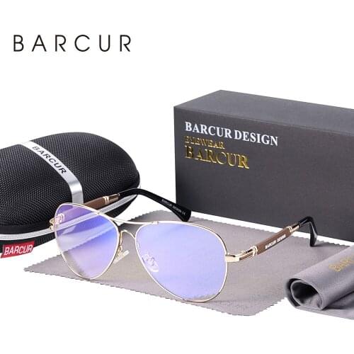 BARCUR Anti Blue Light Blocking Glasses Computer Study Glasses Memery Optical Eye UV Blocking Gaming Filter Eyewear