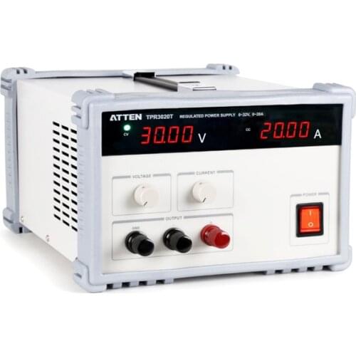 ATTEN TPR3010S Single channel DC regulated Constant Voltage and Constant Current auto switch power supply variable 0-30V 0-10A