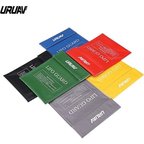 22X18mm URUAV Fireproof Explosionproof Rechargeable LiPo Battery Pack Portable LiPo Battery Safety Bag for RC Drone Parts Accs