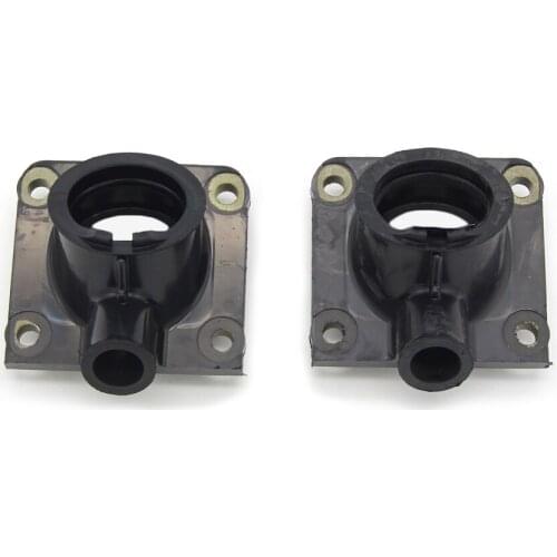 2Pcs Motorcycle Carburettor Interface Adapter Manifold For Yamaha ATV Banshee YFZ350 YFZ350A 3GG YFZ350M YFZ350N YFZ350P YFZ350R