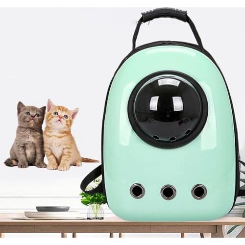 Portable Cat Carrier Bag Breathable Puppy Kitten Backpack Transparent Astronaut Pet Bag Cat Dog Travel Space Capsule Cage