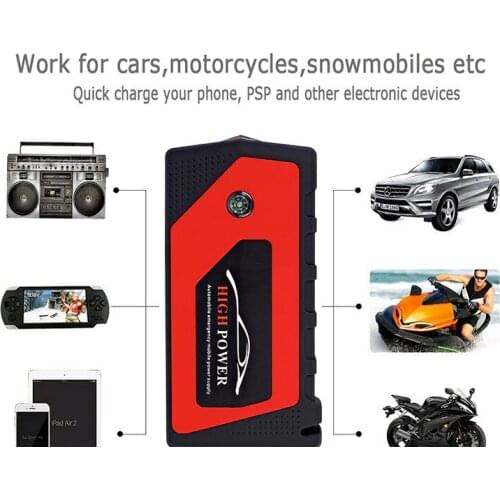 Car Jump Starter 12V Starting Device Portable Power Bank Car Charger for Car Battery Booster Diesel Auto LED Lighter Car Starter
