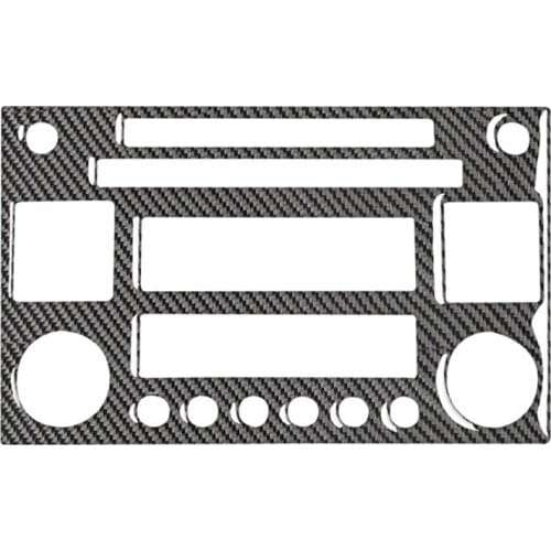 Car Center Console Frame Radio CD Panel Cover Trim for Nissan 350Z 2003-2009 Accessories