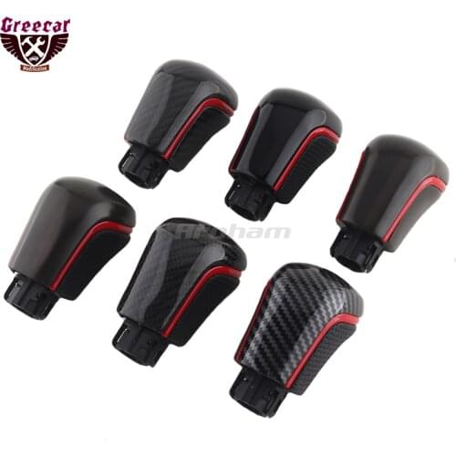 Carbon Fiber Shift Knob Gear Lever Gear Head Handball Gear Stick For Toyoto Avalon Camry Xv70 Corolla 2018 2019 2020