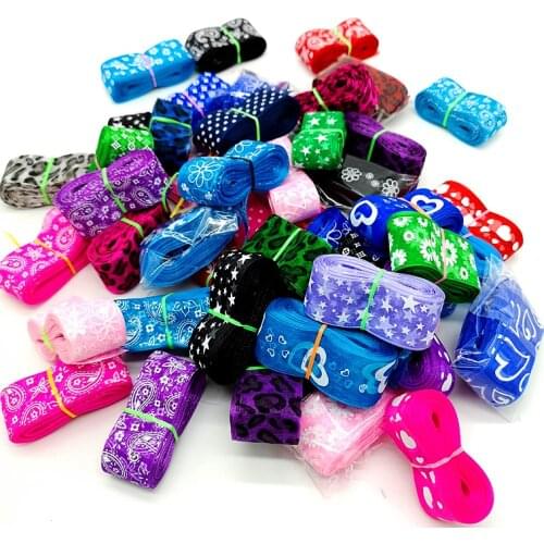 Random 5 yards 1" 25mm Ribbon Wedding Party Decoration Organza Ribbon Gift Wrapping Hair Bows DIY Christmas Ribbon