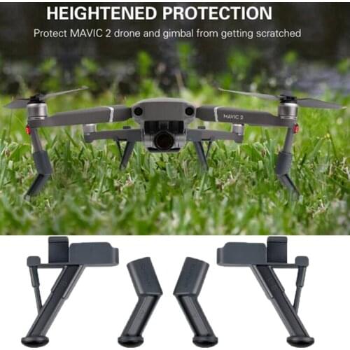 DJI Mavic 2 Landing Gear Extended Heighten Landing Gear Leg Support Feet Protector Accessories for DJI Mavic 2 Pro/Zoom Drone