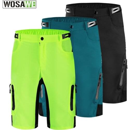 Cycling Shorts Men Women Summer Loose Fit Mountain Bike Shorts Mens Bicycle Underwear Running Hiking Motorcycle MTB Shorts