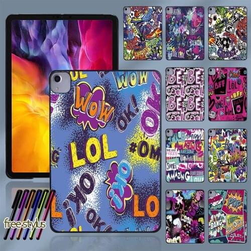 Tablet Hard Shell Case for Apple IPad Air 4 2020 10.9 Inch Ultra-thin Drop Resistance Plastic Protective Shell + Free Stylus