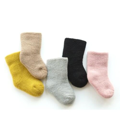Winter Thick Baby Terry Socks Soft Warm Socks for Children Boys Girls Thermal Floor Baby Socks