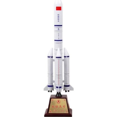 1:300 Scale Alloy Metal Die-cast Changzheng-5 Rocket Aircraft Airplane Space Ship Carrier Model F Display Decoration Collection