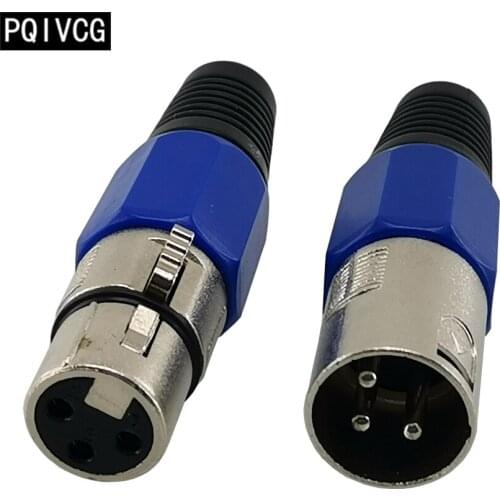 10 pairs / 3 PIN XRL Plug ON/OUT DMX XRL PLUG 10 pieces IN 10 pieces OUT