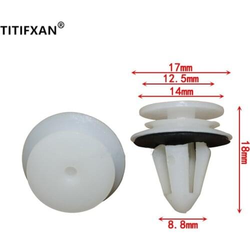 10PCS Auto door panel trim clips for Skoda Octavia Fabia for VW Jetta Bora Gran Lavida plastic fasteners