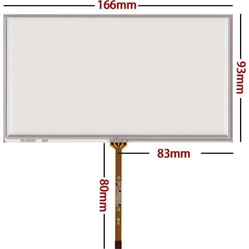 10pcs/lot new 7 inch 166*93 mm touch screen TM070RDH01 C070VW03 V0