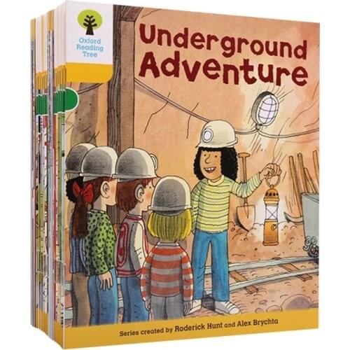 24PCS/Set Oxford Reading Tree Level 5 Extended Reading English Learning Children Picture Book Phonics Exercise Age 6-10 Years