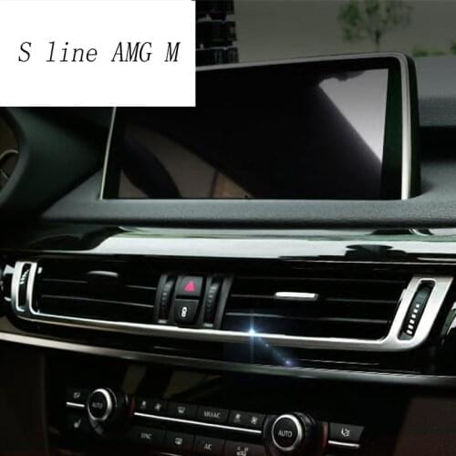Car styling Auto AC Outlet Trim Air Outlet Frame Decoration Sticker Cover For BMW X5 E70 E71 X6 F15 F16 Interior Accessories