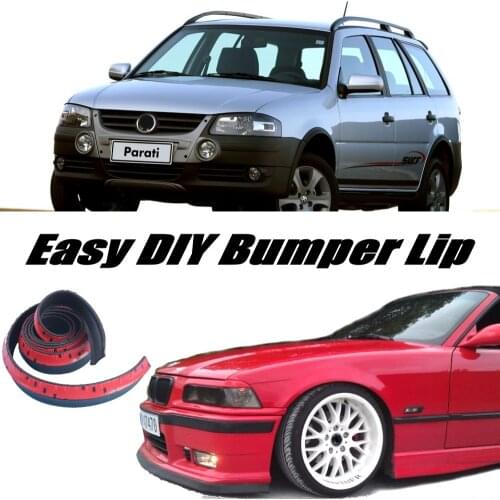 Bumper Lip Deflector Lips For Volkswagen VW Gol Parati Pointer Saveiro Voyage G2 G3 G4 G5 Spoiler Skirt / Body Kit / Strip