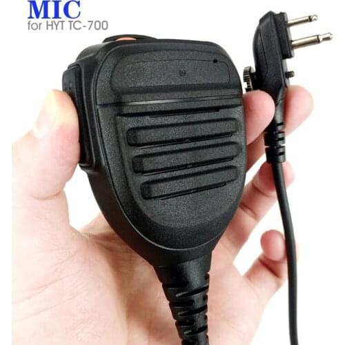 PTT Speaker Mic Microphone for HYT Hytera TC-700 TC-610 TC-620 TC-500 TC-518 TC-580 TC-446S TC-600 Walkie Talkie Two Way Radio