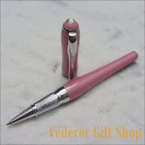 Duke Lady Elegant Pink Gift Rollerball Pen K82 Metal Case Ball Pen Pen Top Pearl With Ordinary Gift Box 5 Color choose