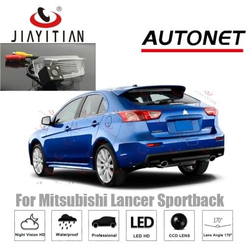 JiaYiTian rear view Camera For Mitsubishi Lancer Sportback 2010~2019 CCD Night Vision license plate Camera Reverse backup camera