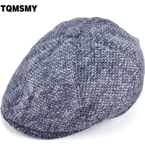 Super high quality newsboy caps for men and women hats gorras planas octagonal cap Leisure and wool blend canned koala flat cap