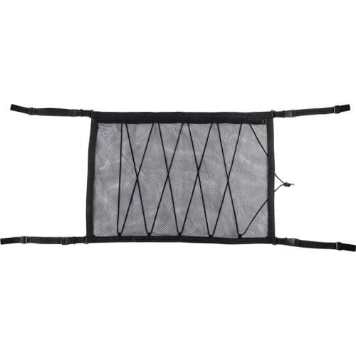 Mayitr 1pc Car Auto Roof Ceiling Cargo Net Pocket Mesh Storage Bag Pouch For Van SUV Off Road 90x65cm Accessories