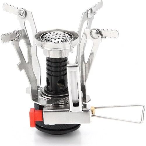 Outdoor Sport Mini Camping Stoves Folding Gas Stove Portable Survival Furnace Cooking Pocket Picnic Split Cooker Burners 3000W