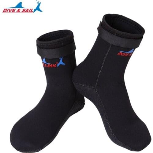 DIVE&SAIL 3mm anti-slip dive socks for scuba diving Snorkeling Shoes Beach Boots Wetsuit Anti Scratches Warming