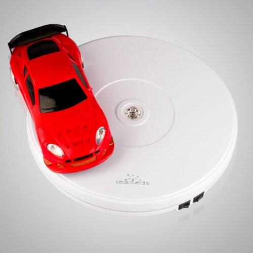 Turntable Night Light Stent Led Light Bearing Weight Flexible Rotation For Model Jewelry Watch Exhibit Display Stand Holder