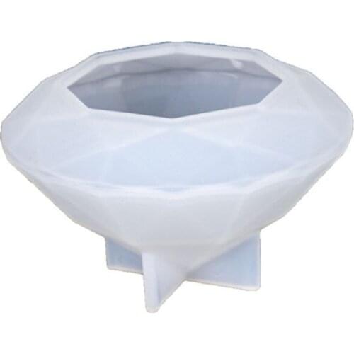 DIY Crystal Epoxy Mold Oversized Diamond Molds UV Resin Necklace Pendant Mould