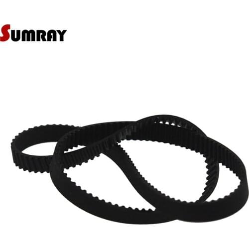 SUMRAY 2GT Timing Belt 2GT-392/396/400/406/410/430/444/450/460/466/488mm CNC Timing Belt 6/10mm Belt Width Gear Belt