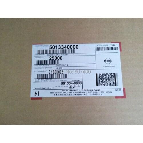 5013340000 1.0 WTB CRIMP REC TERM 28-32AWG 501334-0000 Connectors terminals housings 100% new and original parts