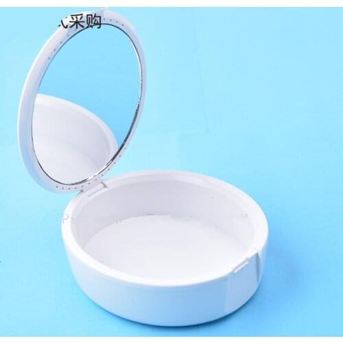 High Quality 2016 New Arrival Denture Storage Box Case With Mirror and Clean Brush Dental Appliance