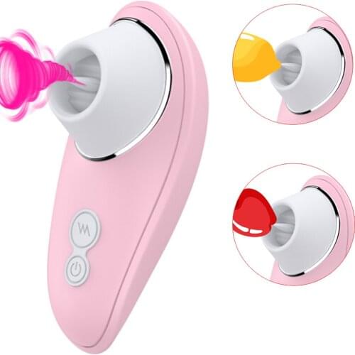 Tongue Vibrator Clit Tongue Licking Oral Blowjob Sex Toys for Women Pussy Toys 10 Speeds Nipple Massager Female Masturbation