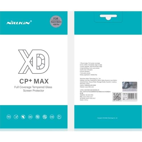 NILLKIN Redmi K30 Pro /K30 Ultra Tempered Glass XD Max Round Edge Full Screen Coverage Protector for Xiaomi Redmi K30 Pro Glass