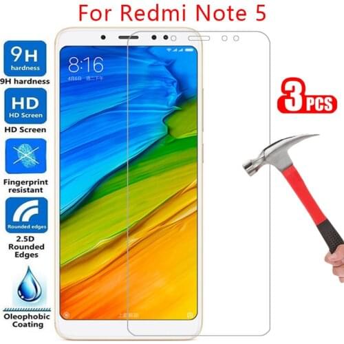 Protective tempered glass for xiaomi redmi note 5 screen protector on ksiomi readmi note5 not not5 film xiomi redmy remi red mi