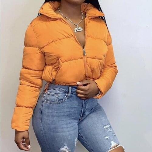 Winter Thick Short Parkas Coat Women Solid Turn-down Collar Warm Parka Female Cotton Padded 2020 Fashion Puffer Jacket Feeme