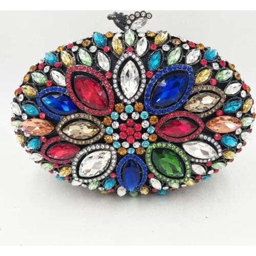 Ladies Casual Chain Cross body Bag Shoulder Bags for Party Rhinestone Bag Metallic Diamonds Bridal Party Luxury Bag for Wedding