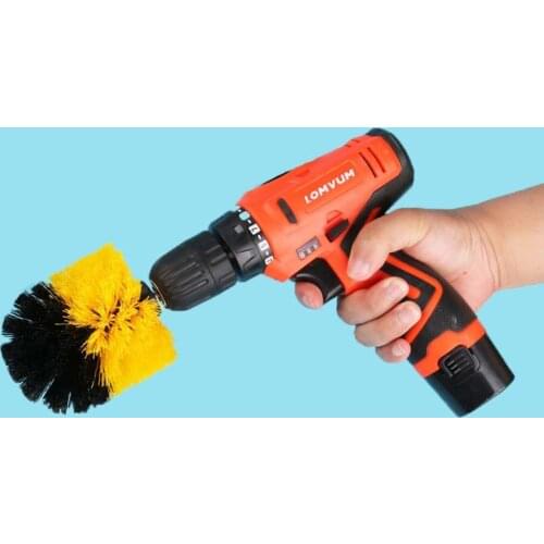 1pcs 3.5 Inch electric drill brush cleaning brush car mat kitchen sofa furniture polishing brush tool brush