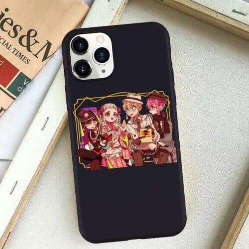 Best Friend Jibaku Shounen Hanako Kun Phone Case for iPhone 11 12 Mini Pro X XR XS MAX 6 6S 7 8 Plus SE 2020 Silicone Back Cover