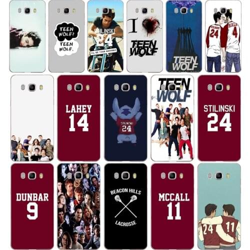 122FG Teen Wolf Stilinski 24 McCALL 11 Soft Silicone Tpu Cover phone Case for Samsung j3 j5 j7 2016 2017 j330 j2 j6 Plus 2018