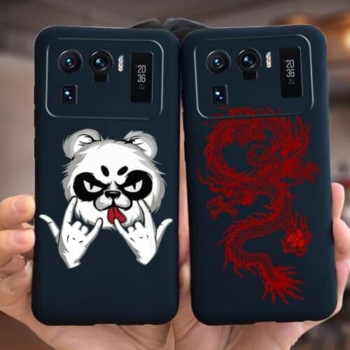 For Xiaomi Mi 11 Ultra Case Luxury Black Silicone Cover For Xiaomi Mi 11 Ultra Soft TPU Phone Cases Mi11 Ulrta 11Ultra Back Capa