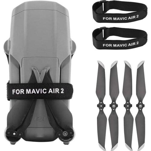 Propeller Blade Motor Fixed Fixer for DJI Mavic Air 2/2S Drone 7238 Magic Tape Straps Hook Loop Cord for mavic air2/2S Accessory