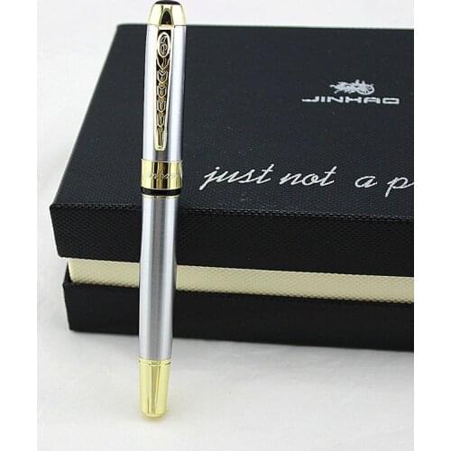 JINHAO 250 fountain pen all total Luxury stainless steel gift pen metal ink pen