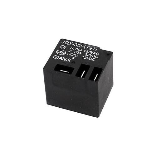 JQX-30F DC 12V Coil 5 Terminal PCB Type Mini Power Relays