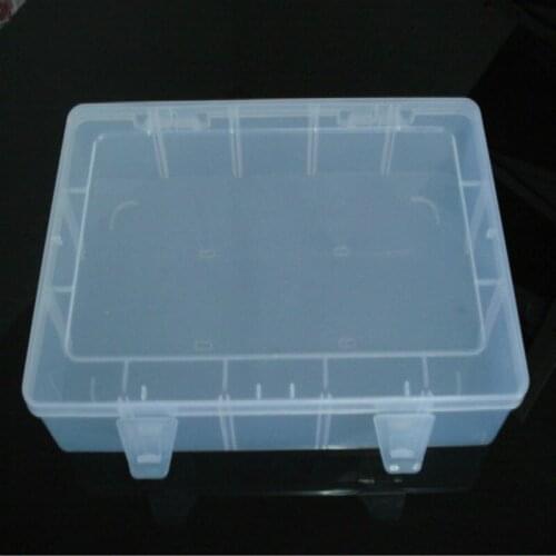 28*17*5.6cm Large Size Square Sundries Electronics Components Beads Sorting Storage Box Multi-function Transparent Plastic Box