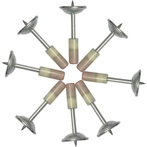 50Pcs 32mm Round Steel Nail for Manual Steel Nails Tool