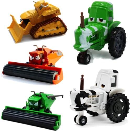 Disney Pixar Cars 3 2 Frank And Tractor Lightning McQueen Mater Jackson Storm Ramirez Diecast Toys Car Kid Christmas Gift