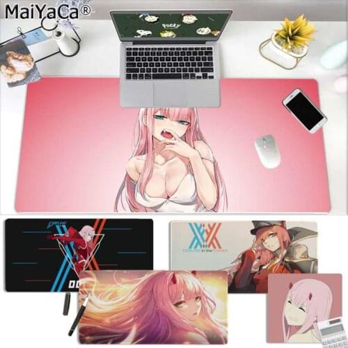 MaiYaCa My Favorite Anime Darling in the FranXX Office Mice Gamer Soft Mouse Pad Free Shipping Large Mouse Pad Keyboards Mat